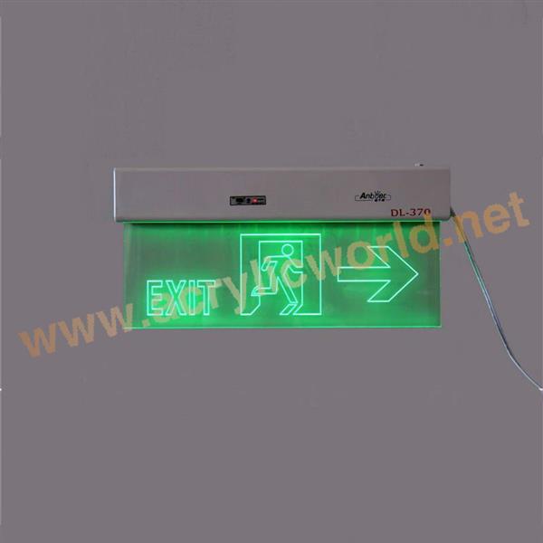 acrylic exit sign edge lit led exit sign